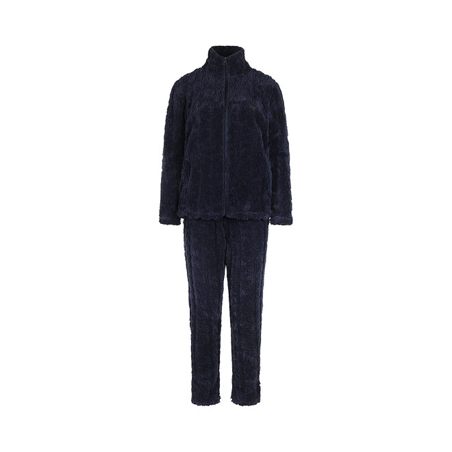 Charlie Choe Dames Comfy Set Navy Fleece