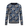Charlie Choe Dames Pullover Navy Bloemen