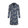 Charlie Choe Damen-Nachthemd Marineblau mit Blumenmuster