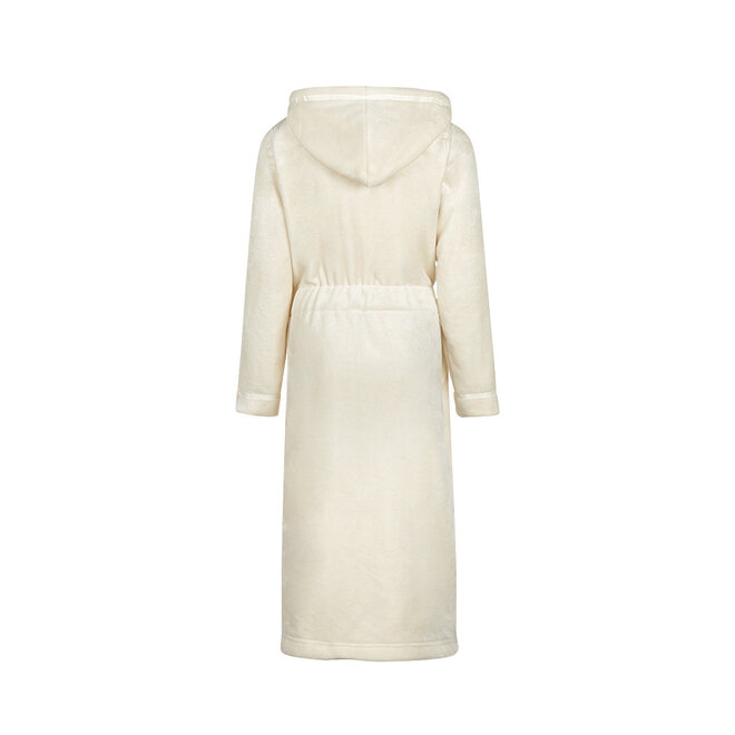 Charlie Choe Dames Badjas Off White Fluffy