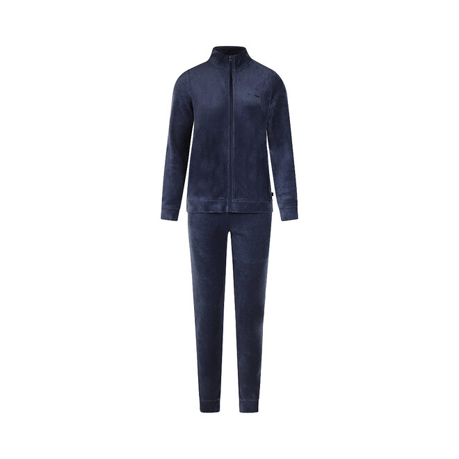 Charlie Choe Damen-Comfy-Set, marineblau, Velours