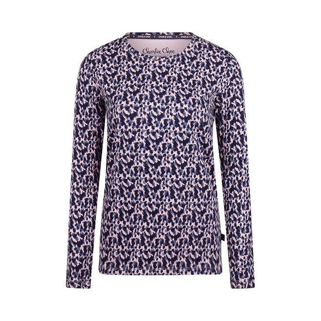 Charlie Choe Dames Pyjama Shirt Lila