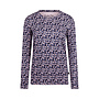 Charlie Choe Dames Pyjama Shirt Lila