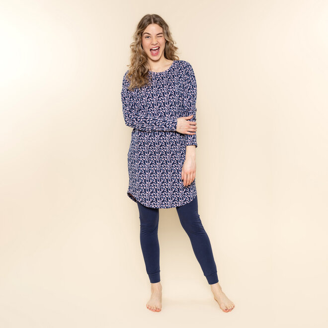Charlie Choe Damen-Oversize-Shirt Lila