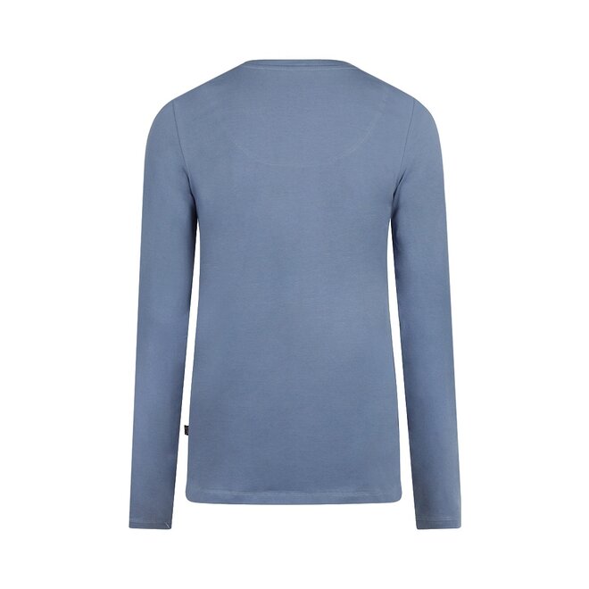 Charlie Choe Dames Pyjama Shirt Zachtblauw