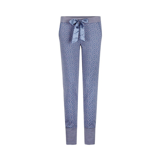 Charlie Choe Dames Loungebroek Zachtblauw Dots