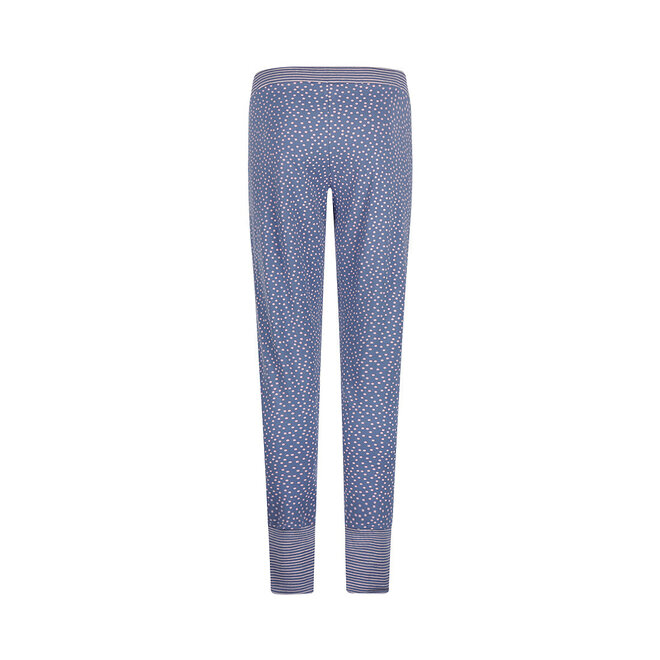 Charlie Choe Damen-Lounge-Hose Hellblau mit Punkten