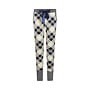 Charlie Choe Dames Loungebroek Navy Ruit