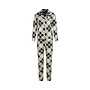 Charlie Choe Damen-Pyjama, marineblau, kariert