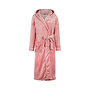 Charlie Choe Dames Badjas Roze Fluffy