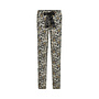 Charlie Choe Dames Pyjamabroek Off White Zwart Bloemen