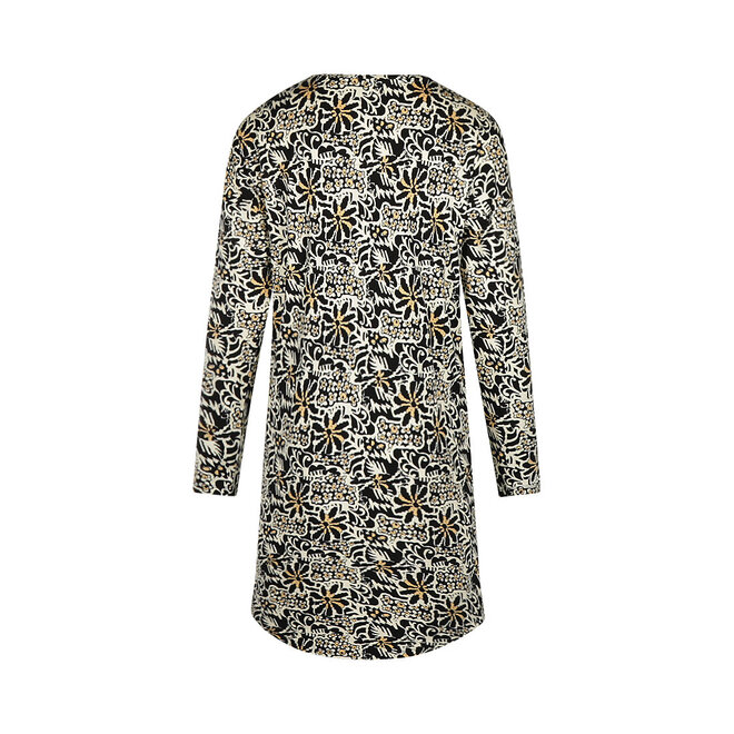 Charlie Choe Dames Bigshirt Off White Bloemen