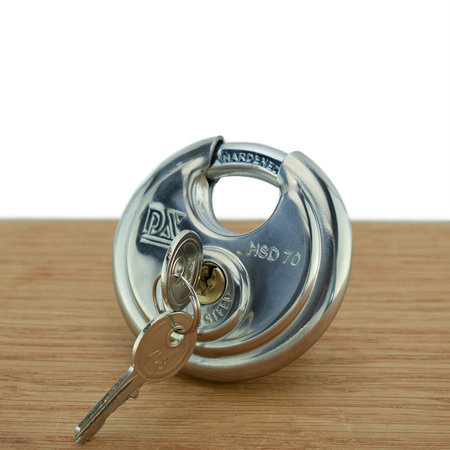 DoubleLock Discus Lock 70 mm K.A. - gelijksluitend