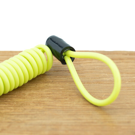 Pro-tect Reminderkabel Schijfremslot 150CM Geel/Groen