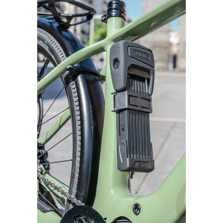 ABUS Vouwslot Bordo One 6000AF SH 120 cm Zwart Fingerprint - Met slothouder en alarm