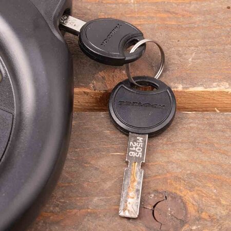 TRELOCK RS453 Ringslot Ballon Zwart - Zonder bevestiging  - Voor ballonbanden en e-bikes