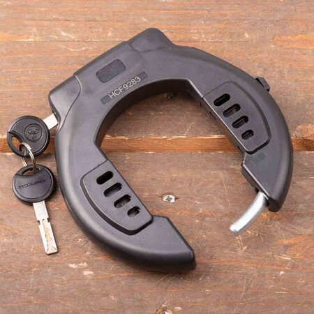 TRELOCK RS453 Ringslot Ballon Zwart - Zonder bevestiging  - Voor ballonbanden en e-bikes