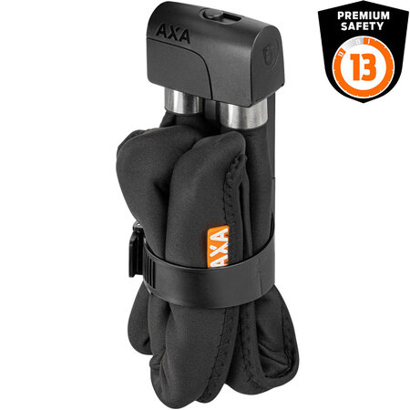 AXA Vouwslot Foldable 10-105 Zwart ART-2 - Met houder - Next Generation
