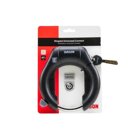 Simson Ringslot Universeel Connect Zwart - ART-2 keurmerk