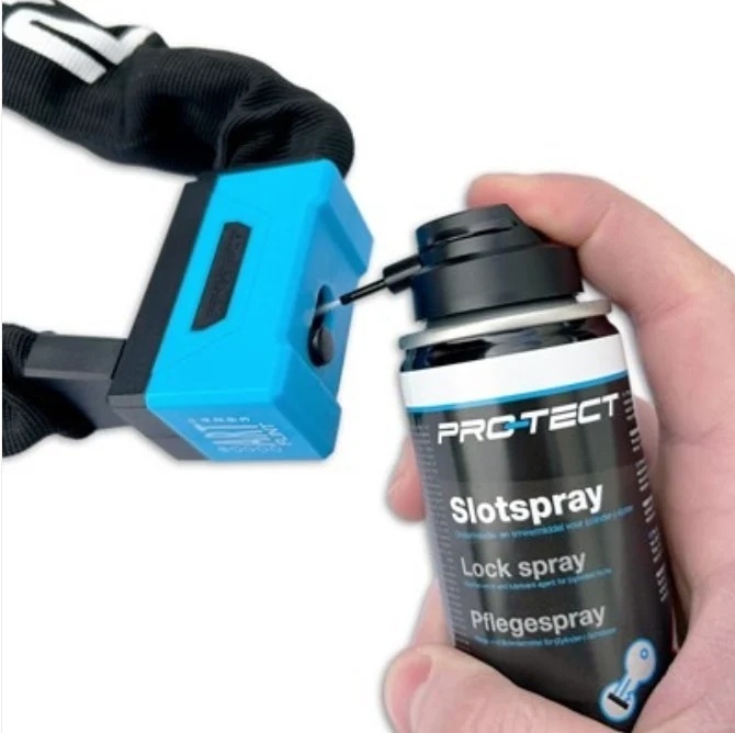 Tip: zo zet je slotspray in voor een fietsslot 