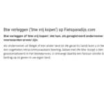 Btw verleggen: zo werkt het