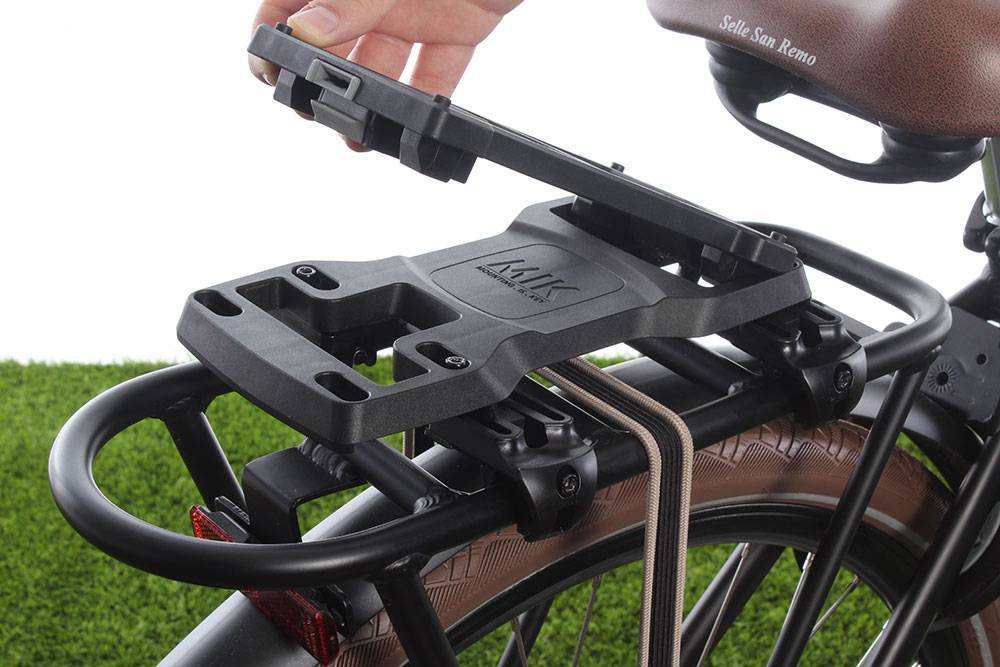 Cyberruimte Geheugen Dronken worden Zo plaatst u uw fietsmand of fietstas met het MIK-systeem op uw fiets /  e-bike. - Fietstas.com