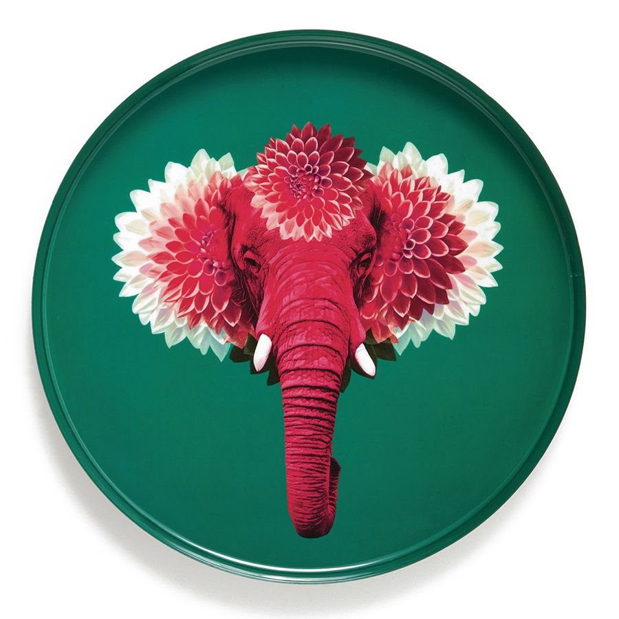 Gangzaii Tablett rund oder quadratisch