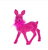 Werner Voss Rehkitz mit Federboa