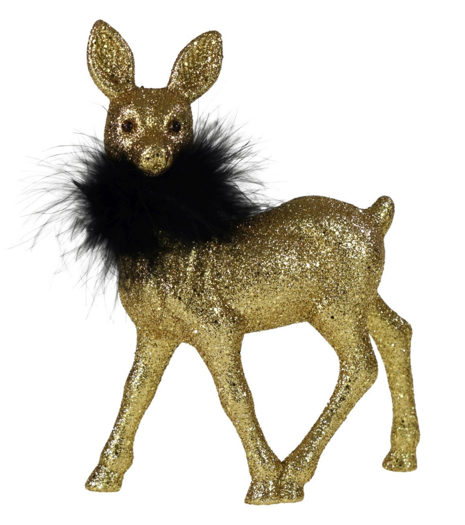 Werner Voss Rehkitz mit Federboa