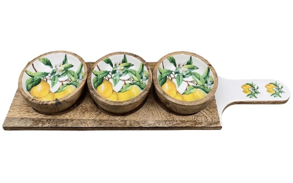 Exner Tablett mit 3 Schalen