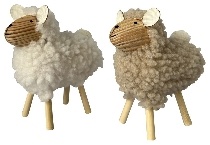 Exner Schaf Far Wolle/Holz