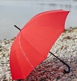 Regenschirm mit Stadtsilhouette