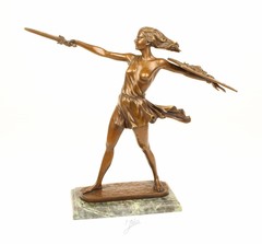 Bronzen Art Deco beelden