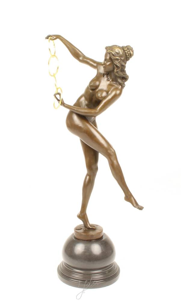 Bronze Sculpture of a Nude Female