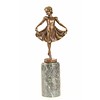 Bronze sculpture of a little ballerina