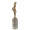Bronze sculpture of a little ballerina