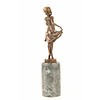 Bronze sculpture of a little ballerina