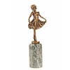 Bronze sculpture of a little ballerina