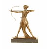 Bronze sculpture of Diana the huntress