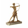 Bronze sculpture of Diana the huntress