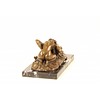 Bronze sculpture of a lesbian couple making love