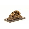 Bronze sculpture of a lesbian couple making love