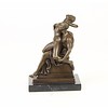 Bronze sculpture of a couple making love