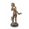 Bronzen beeld van de Griekse god Pan