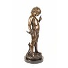 Bronzen beeld van de Griekse god Pan