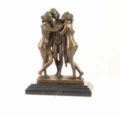 Classical bronze sculptures