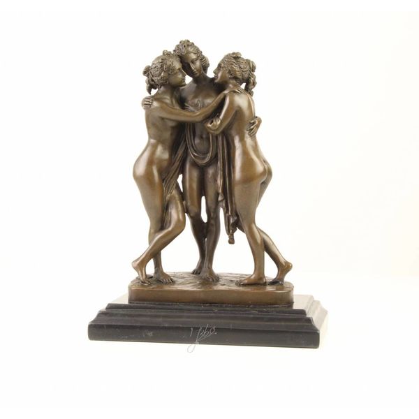  Bronze sculpture of the three graces