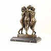 Bronze sculpture of the three graces