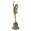 A bronze sculpture of Mercury