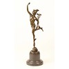 A bronze sculpture of Mercury